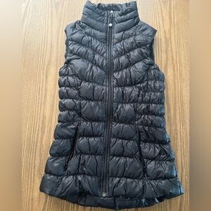 Athleta Womans Lightweight Black Vest size XXS